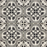 Daltile Memoir 12" X 12" Deco Petal Black