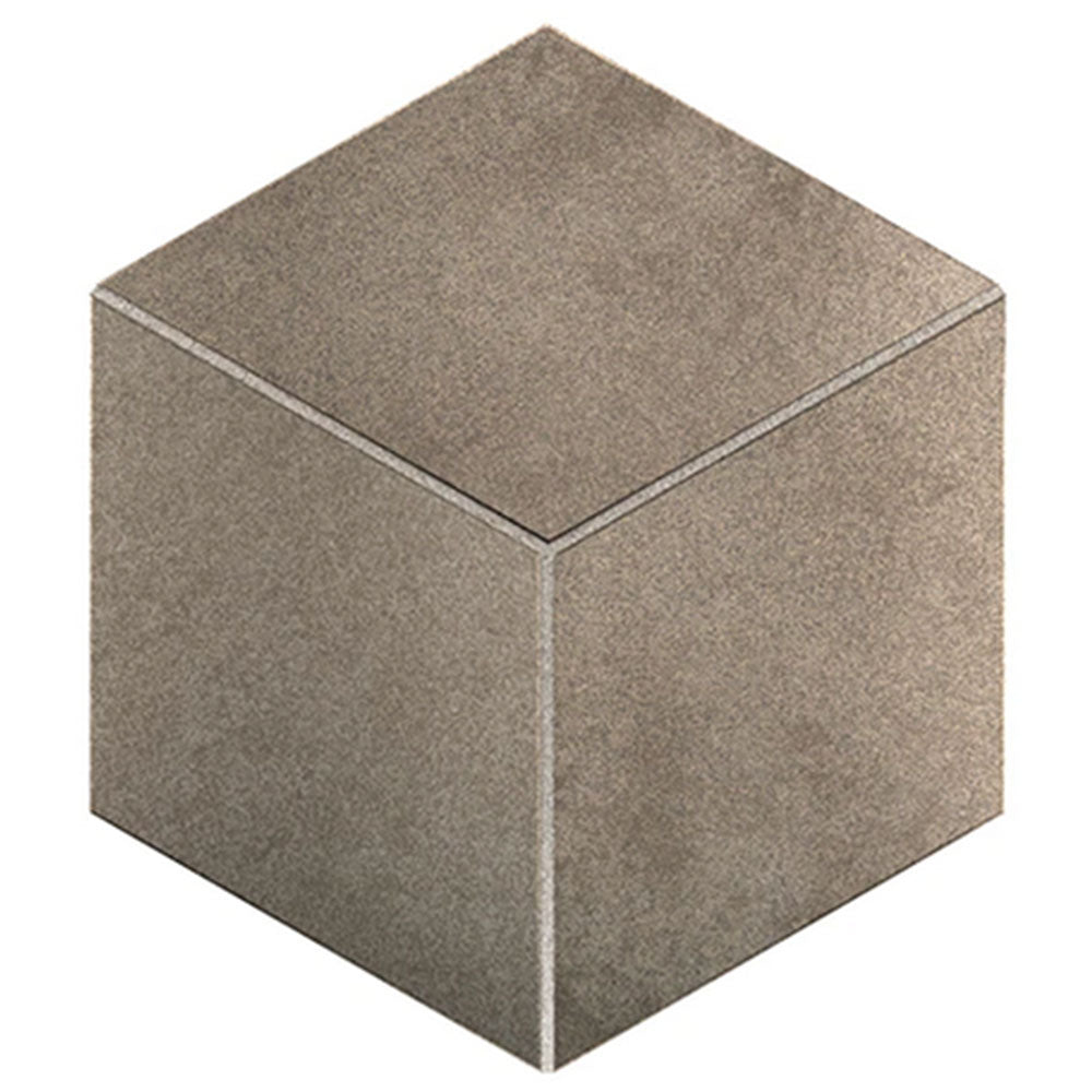 Daltile Emergent 12" X 12" Mosaic 3D Cube Pewter