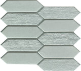 Emser Picket 9"x11" Picket Mosaic 1.81"X6.30" Silver