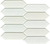 Emser Picket 9"x11" Picket Mosaic 1.81"X6.30" White