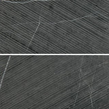 Daltile Pietra Divina 6" X 12" Bamboo Nero Marquina