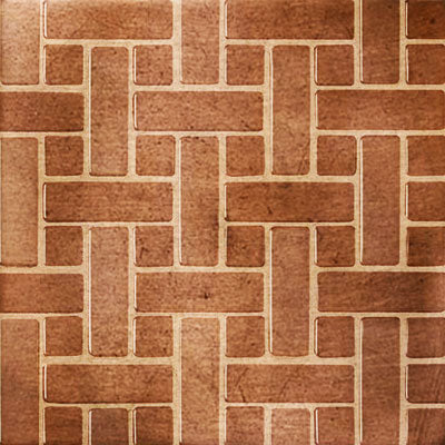 Daltile Metallica 12" X 12" Random Oxidized Copper