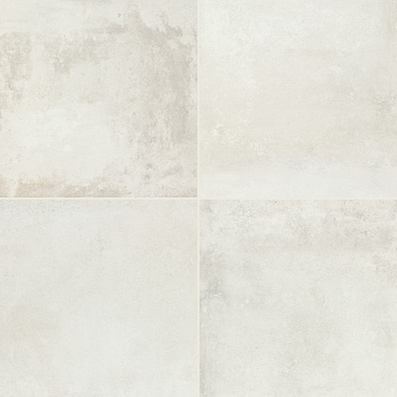 Daltile Rekindle 24" X 24" White