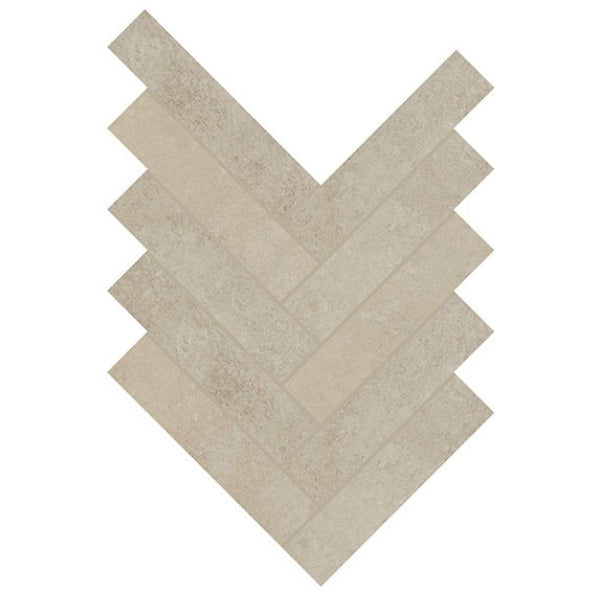 Daltile Rekindle 2" X 6" Herringbone Beige