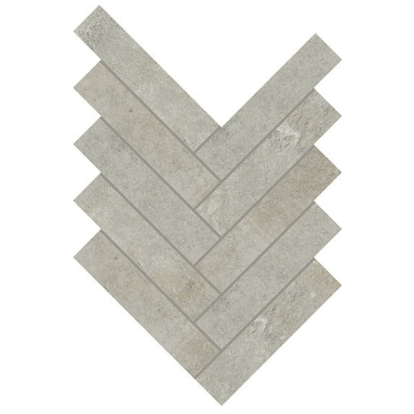 Daltile Rekindle 2" X 6" Herringbone Light Grey