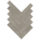 Daltile Rekindle 2" X 6" Herringbone Medium Grey