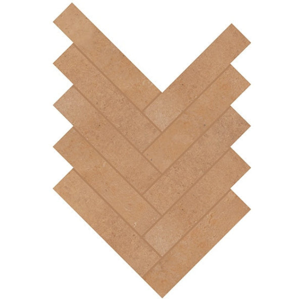 Daltile Rekindle 2" X 6" Herringbone Terracotta