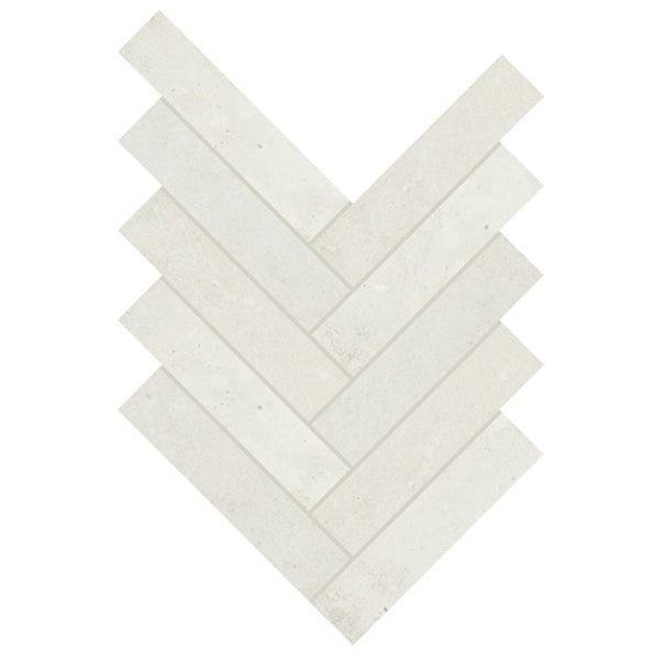 Daltile Rekindle 2" X 6" Herringbone White