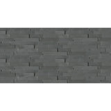 Bedrosians Stone Ledgers 6" X 24" Ledger Natural Cleft Andhra Black