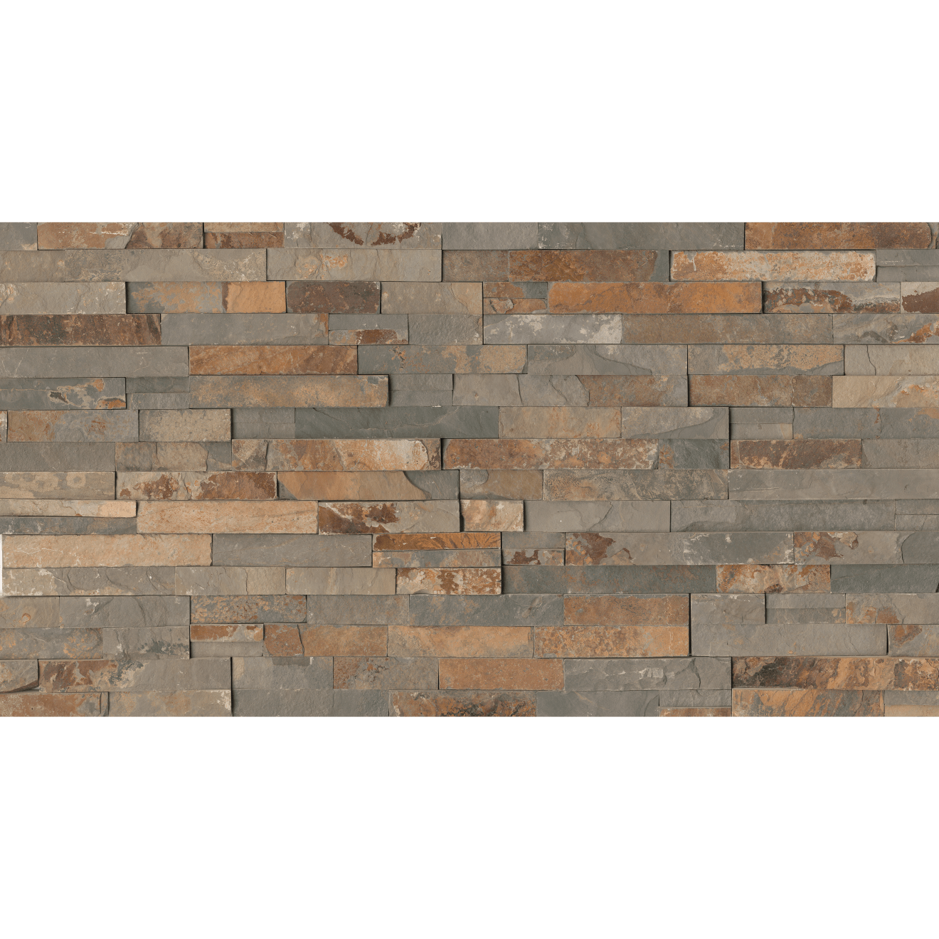 Bedrosians Slate 6" X 24" Ledger Natural Cleft Butterscotch