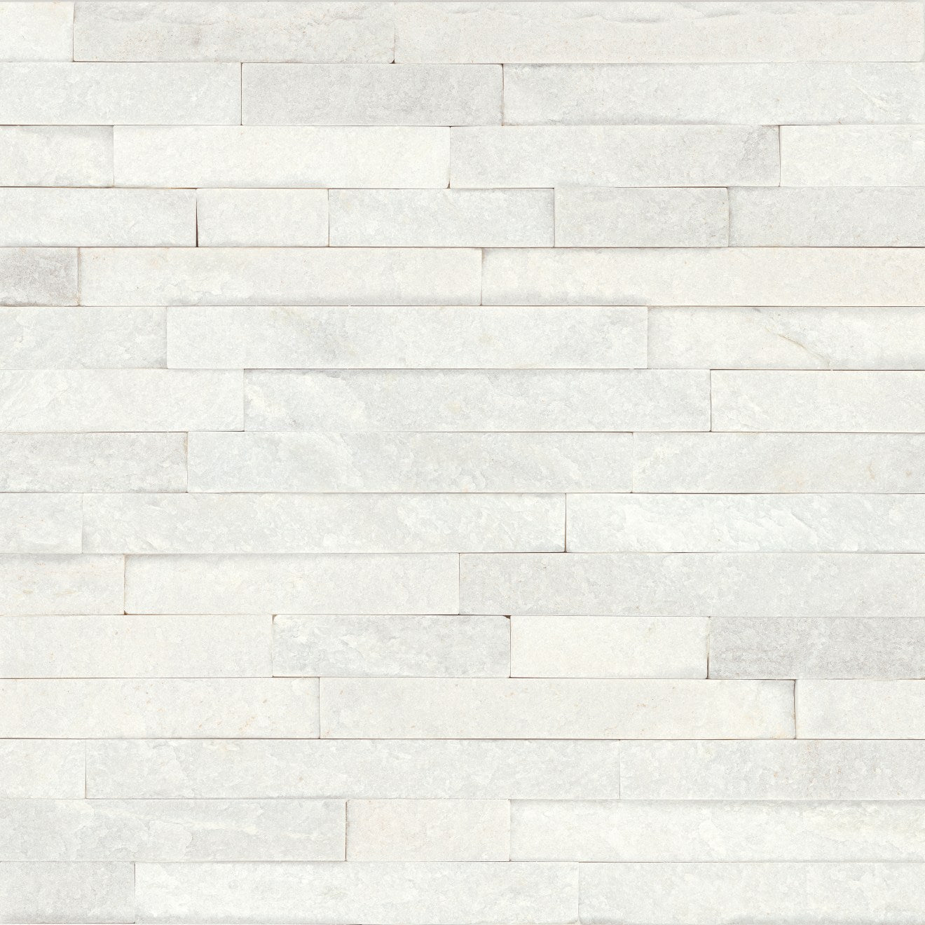 Bedrosians Slate 6" X 24" Ledger Split Face Glacier White