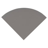 MS International Marble 18'' Radius Seat Engineered Gray