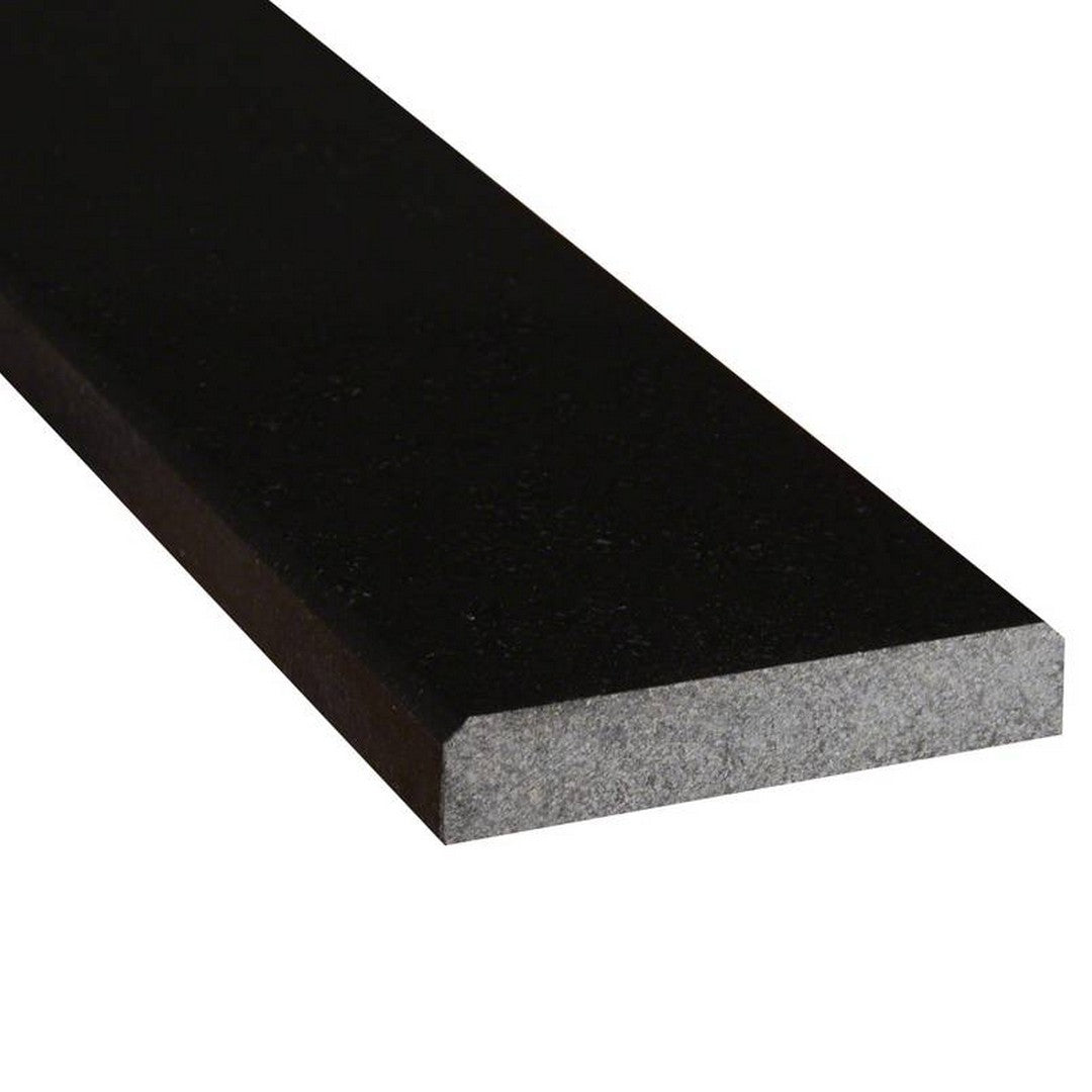 MS International Marble 6" x 84" Double Beleved Sill Premium Black