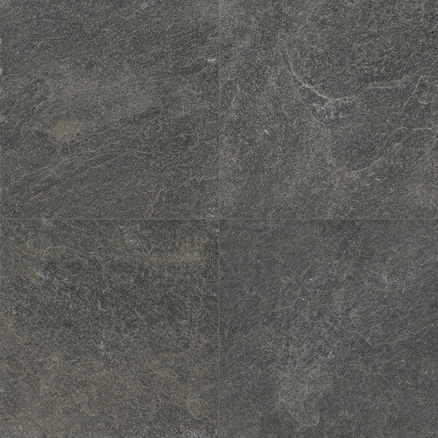 MS International Slate And Quartzite 16" x 16" Honed Ostrich Grey