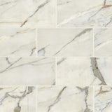 Bedrosians Classic 2.0 12" x 24" Polished Calacatta Oro