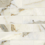 Bedrosians Classic 2.0 2" x 6" Polished Calacatta Oro