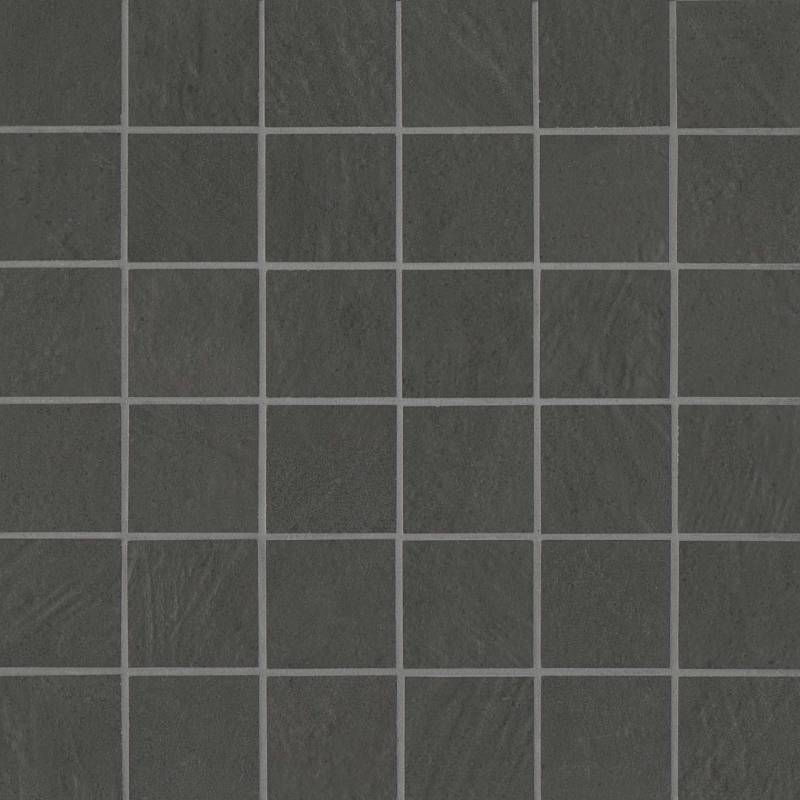 Bedrosians Simply Modern 12"x12" Mosaic 2"x2" Honed Black