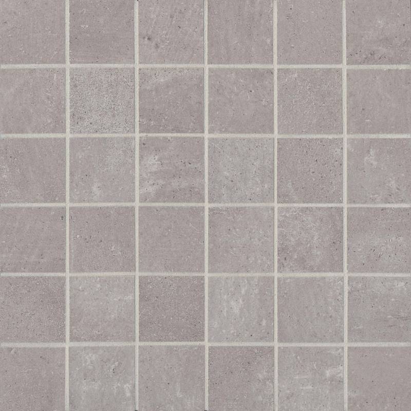 Bedrosians Simply Modern 12"x12" Mosaic 2"x2" Honed Grey