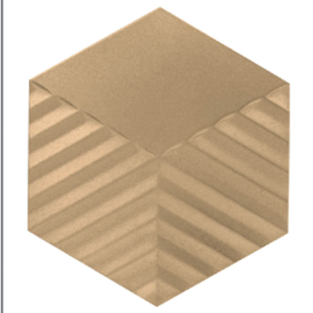 Daltile Stare Electric 5" X 6" Tread Shock Gold