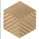 Daltile Stare Electric 5" X 6" Tread Shock Gold