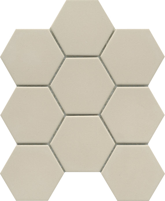 Emser Source 9"x10" Hexagon Mosaic 3" Fawn