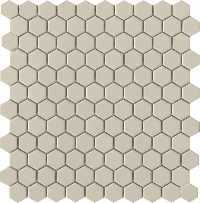 Emser Source 11"x11" Hexagon Mosaic 1"x1" Fawn