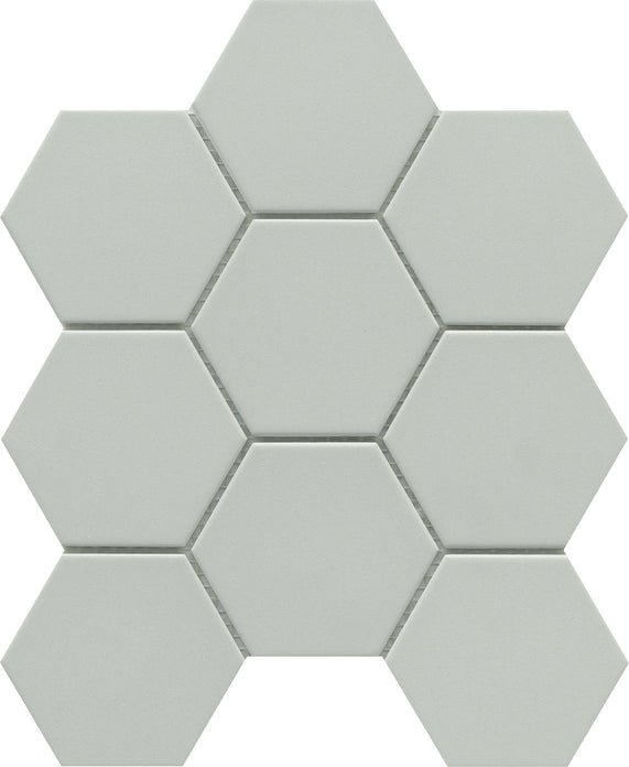 Emser Source 9"x10" Hexagon Mosaic 3" Gray