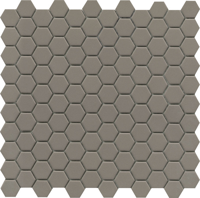 Emser Source 11"x11" Hexagon Mosaic 1"x1" Taupe