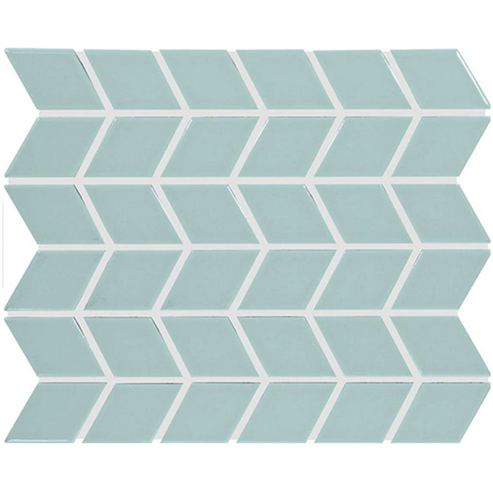 Daltile Color Wheel Retro 2" X 3" Chevron Glossy Spa