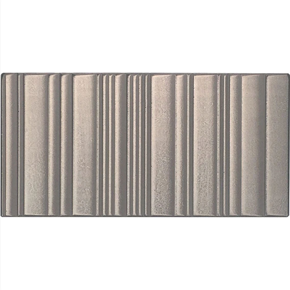 Daltile Industrial Metals 3" X 6" Grooved Stainless