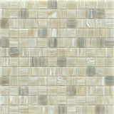 Emser Swirl 12"x12" Mosaic 1"x1" Polished Cream