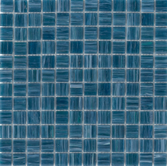 Emser Swirl 12"x12" Mosaic 1"x1" Polished Ocean