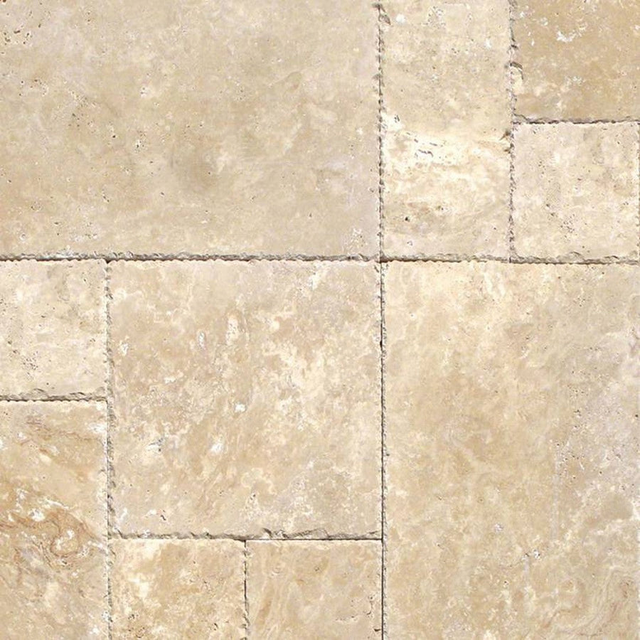 MS International Travertine 12" x 12" Versailles HUFCB Pattern Tuscany Beige