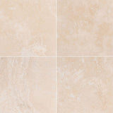 MS International Travertine 12" x 12" HF Tuscany Beige