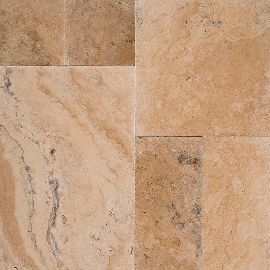 MS International Travertine 12" x 12" Versailles HUFCB Pattern Philadelphia