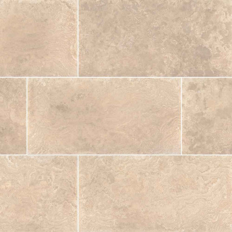 MS International Travertine 12" x 24"  Tuscany   Platinum