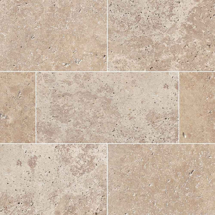 MS International Travertine 12" x 24"  Tuscany Walnut