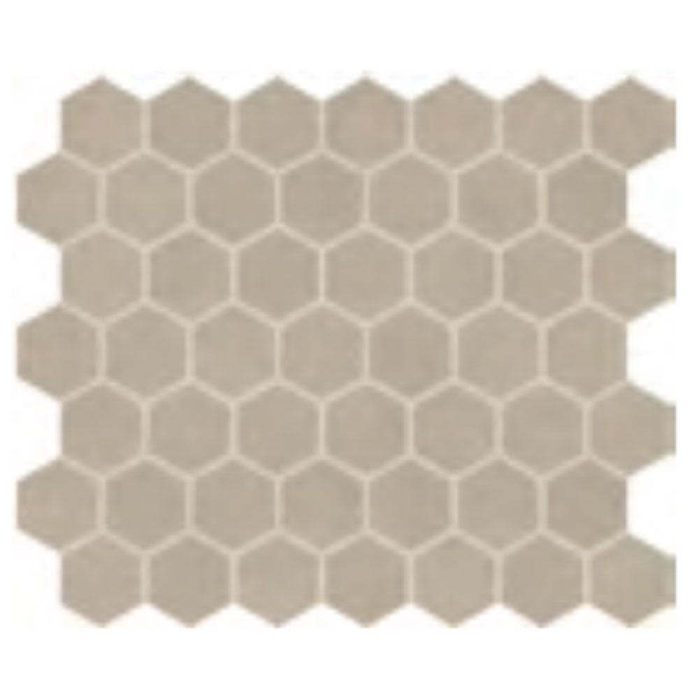 Marazzi Moroccan Concrete 1.5" Hexagon Mosaic Taupe