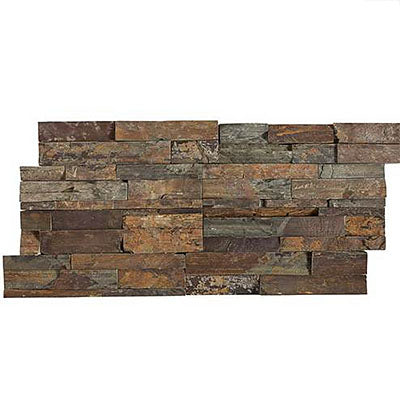 Daltile Stacked Stone 6" X 24" Stacked Shanghai Rust