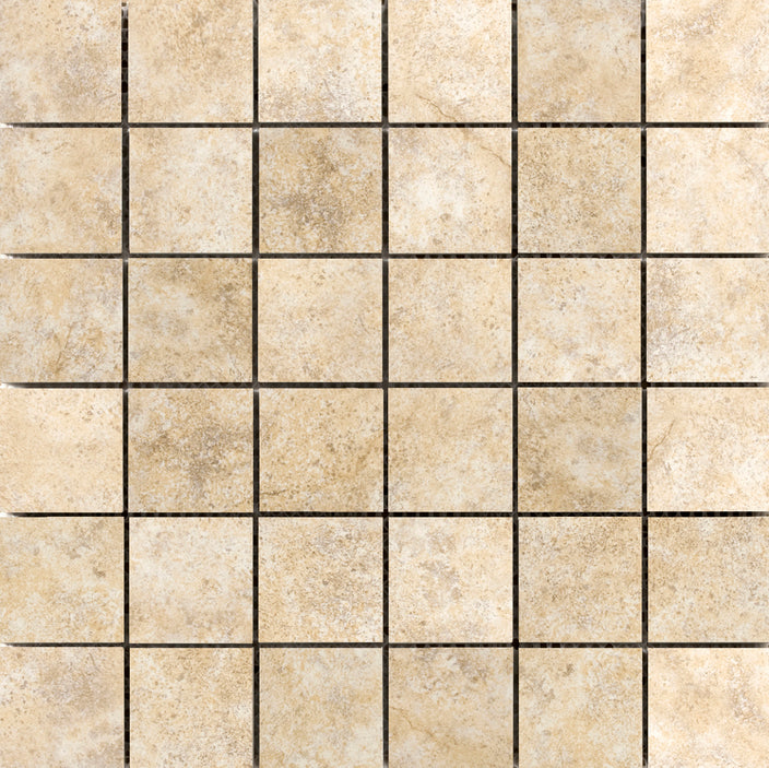 Emser Toledo 13"x13" Mosaic 2"x2" Beige