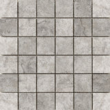 Emser Toledo 13"x13" Mosaic 2"x2" Silver