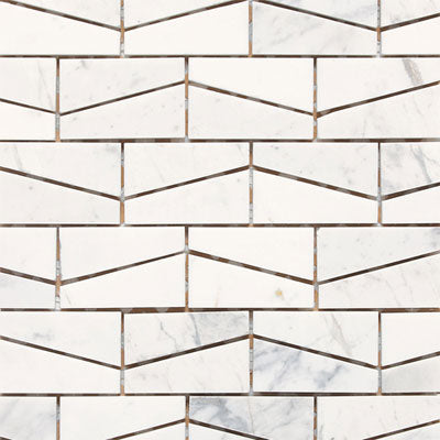 Daltile Stone A LA Mod 2" X 3" Wedge Contempo White