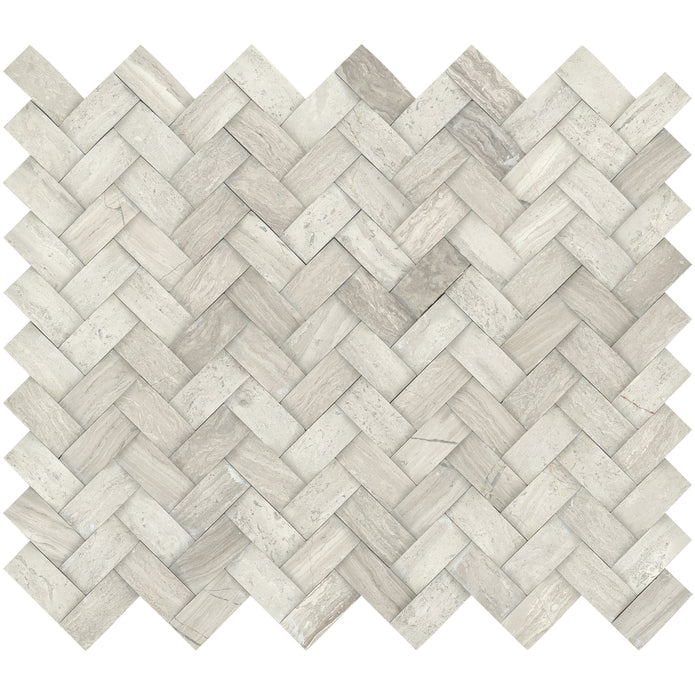 Emser Metro 11"x13" Hexagon Mosaic 0.79"X1.57" Cream