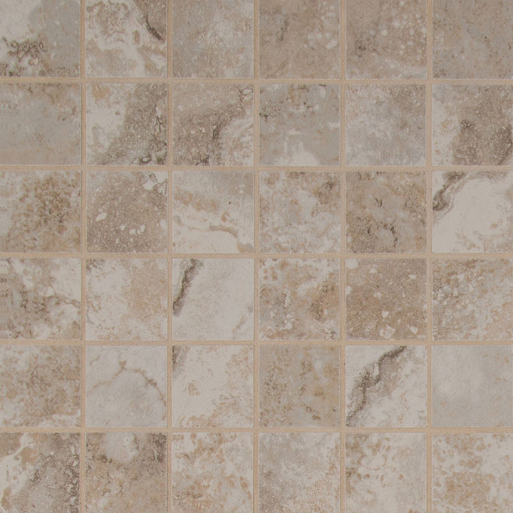 MS International Napa 2" x 2" Mosaic Matte Beige