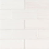 MS International Natural Stone Marble 3" x 6"  Bianco Dolomite