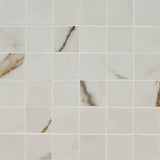 MS International Regallo 2" x 2" Mosaic Matte Calacatta Marbella