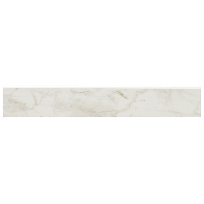 MS International Kaya 3" x 24" Bullnose Polished Calacatta Bianco