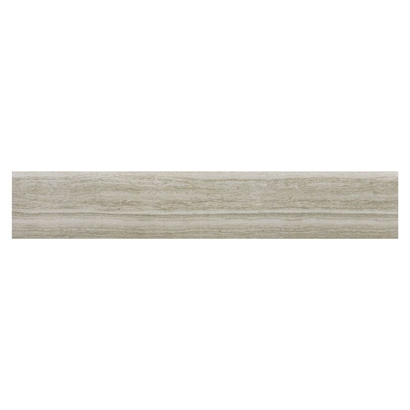 MS International Charishma 3" x 18" Bullnose Matte Silver