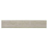 MS International Charishma 3" x 18" Bullnose Matte Silver