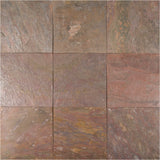 MS International Slate And Quartzite 12" x 12" Gauged Copper